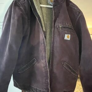 Carhartt Purple Hooded Jacket